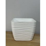 Сучасні вазони Form Plastic Square Wave Білий